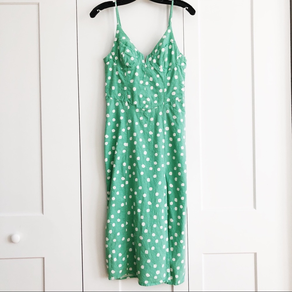 Urban Outfitters Dolce Vita Front Slit MIDI Dress